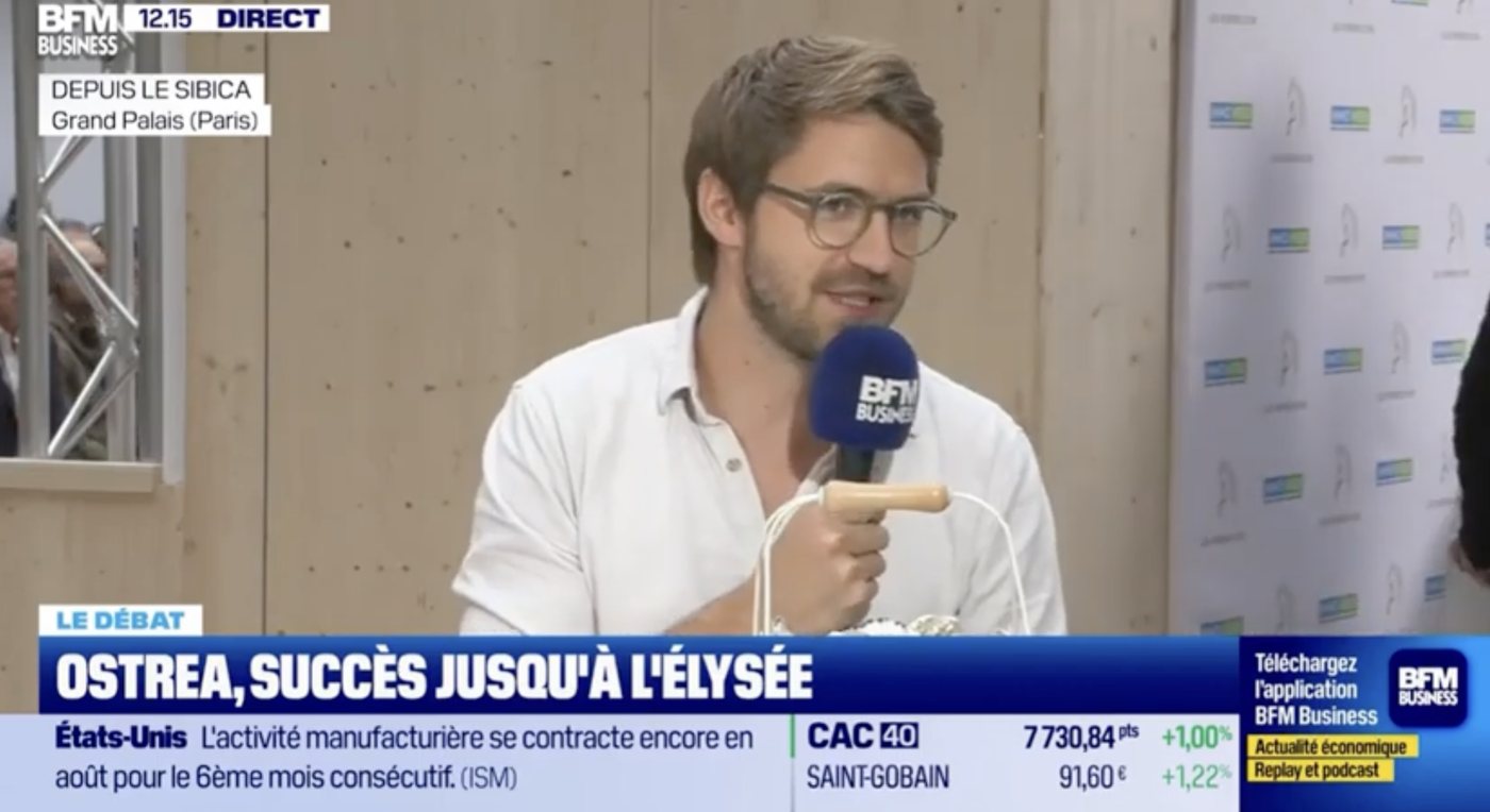 Maxime Roux live on BFM Business