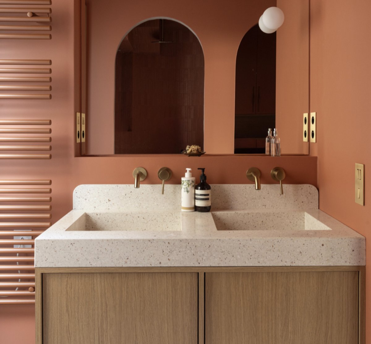 Ostrea vanity top, residential project